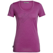 Dámske triko Icebreaker Women's Tech Lite SS Scoop Snap Head-amore