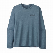 Pánske tričko Patagonia M's L/S Cap Cool Daily Graphic Shirt - Lands modrá