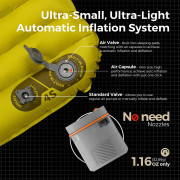 Nafukovacia karimatka Flextail TINY Sleeping Pad R03 AVS - Regular Long 196 cm