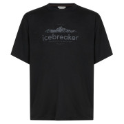 Pánske funkčné tričko Icebreaker Men M 150 Tech Lite SS Rlxd T ibHeritage čierna Black