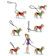 Vôdzka pre psa Curli Adjustable Leash Nylon