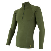 Pánske tričko Sensor DF Merino Wool dl.r. zips