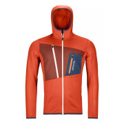 Pánska mikina Ortovox Fleece Grid Hoody M 2023 oranžová DesertOrange