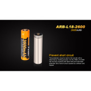 Dobíjacie batérie Fenix 18650 2600 mAh (Li-Ion)
