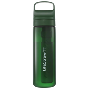 Filtračné fľaša LifeStraw Go 2.0 Water Filter Bottle 650 ml tmavozelená Terrace Green