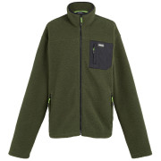 Pánska funkčná mikina Regatta Frankie Borg Fleece khaki/čierna Dark Khaki