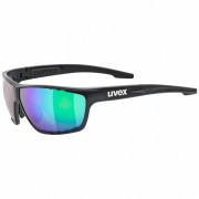 Športové okuliare Uvex Sportstyle 706 CV čierna/zelená Black Matt/Mirror Green