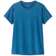 Dámske tričko Patagonia Women's Capilene Cool Daily Shirt - Boardshort Logo modrá Aquatic Blue - Light Aquatic Blue X-Dye