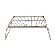 Skladací gril Stabilotherm BBQ Grid Medium 23x34 cm strieborná