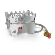 Kempingový varič SKOTTI Booster strieborná ocelová