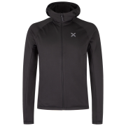 Pánska funkčná mikina Montura Fadis Grid Hooded Maglia čierna Black
