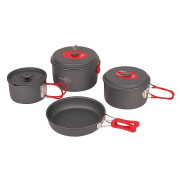 Sada riadov Bo-Camp Cookware set Explorer XL sivá Gray/Red