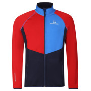 Pánska funkčná mikina Progress Glacier červená/modrá červená/stř.modrá/tm.modrá