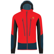 Pánska zimná bunda Karpos Alagna Plus Evo Jacket červená Fiery Red/Midnight