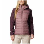 Dámska zimná bunda Columbia Powder Lite™ II Hybrid Hooded Jacket fialová Fig, Moonvista