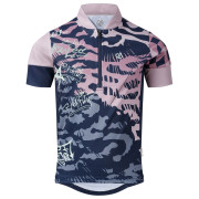 Detský cyklistický dres Dare 2b Dynamite Jersey Nvy Graffiti modrá/ružová Nvy Graffiti