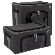 Úložný box Bo-Camp Storage box set foldable M+L čierna