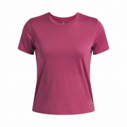 Dámske tričko Under Armour Launch Shortsleeve ružová Red
