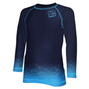 Detské funkčné tričko WAMU Mozaika dark blue modrá