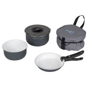 Sada riadov Bo-Camp Cookware set Trekking 5 sivá Anthracite