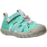 Detské sandále Keen Seacamp II Cnx Children Bright Aqua/Giggle Pink svetlomodrá bright aqua/giggle pink