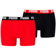 Pánske boxerky Puma Everyday Basic Boxer 2P červená/čierna red / black