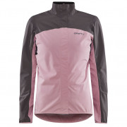 Dámska cyklistická bunda Craft W Core Endur Hydro sivá/ružová růžová s šedou