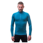 Pánske tričko Sensor DF Merino Wool dl.r. zip