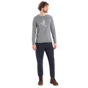 Pánske tričko Icebreaker Tech Lite II LS Tee Skiing Yeti