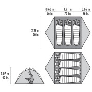 Turistický stan MSR Hubba Hubba LT 3P