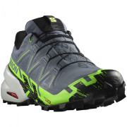 Pánske bežecké topánky Salomon Speedcross 6 Gore-Tex sivá Flint Stone / Green Gecko / Black