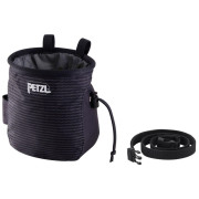 Vrecko na magnézium Petzl Saka čierna Stripes