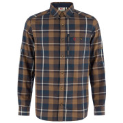 Pánska košeľa Fjällräven Fjällglim Regular Shirt M hnedá Wood Brown-Black Oak