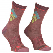 Dámske ponožky Ortovox Alpine Light Comp Mid Socks W ružová/fialová Wild Rose