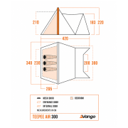 Rodinný stan Vango Teepee Air 300