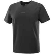 Pánske tričko Salomon Trackline SS Tee čierna Deep Black