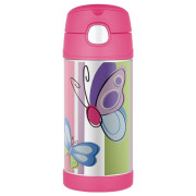 Detská termoska Thermos Funtainer Motýl ružová Butterfly