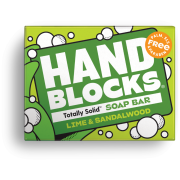 Cestovné mydlo Shower Blocks Hand Soap - Lime & Sandawlwood žltá