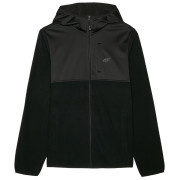 Pánska mikina 4F Fleece M269 čierna DEEP BLACK