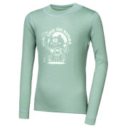 Detské funkčné tričko Sensor Merino DF Planet Basil Green svetlozelená Basil Green