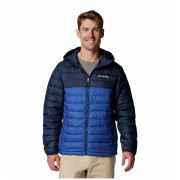 Pánska bunda Columbia Powder Lite™ II Hooded Jacket modrá Mountain Blue, Collegiate Navy