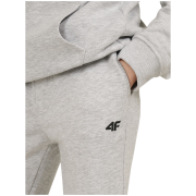 Detské tepláky 4F Trousers Cas M1828 Cold Light Grey Melange