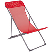Stolička Bo-Camp Beach chair Flat červená Red