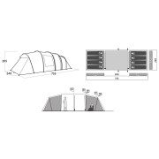 Rodinný stan Easy Camp Leka Twin 8