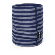 Nákrčník Zulu Merino sivá/modrá narrow stripes blue-grey