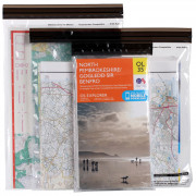 Cestovné puzdro na doklady LifeVenture DriStore LocTop Bags, For Maps šedá