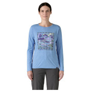 Dámske tričko Patagonia W's L/S Cap Cool Daily Graphic Shirt - Lands