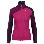 Dámska funkčná mikina Karpos Federa Full-Zip W Fleece ružová/fialová Pink/Boysenberry/Vulcan