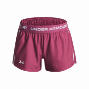 Detské kraťasy Under Armour G Tech Play Up Short-RED tmavofialová/ružová Red