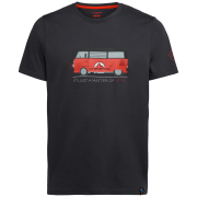 Pánske tričko La Sportiva Van T-Shirt M sivá/červená Carbon/Cherry Tomato